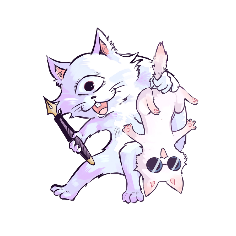 Gege and Gojo Cat (JJK)