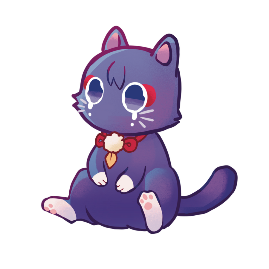 Sad Scara Cat (Scaramouche, Genshin Impact)