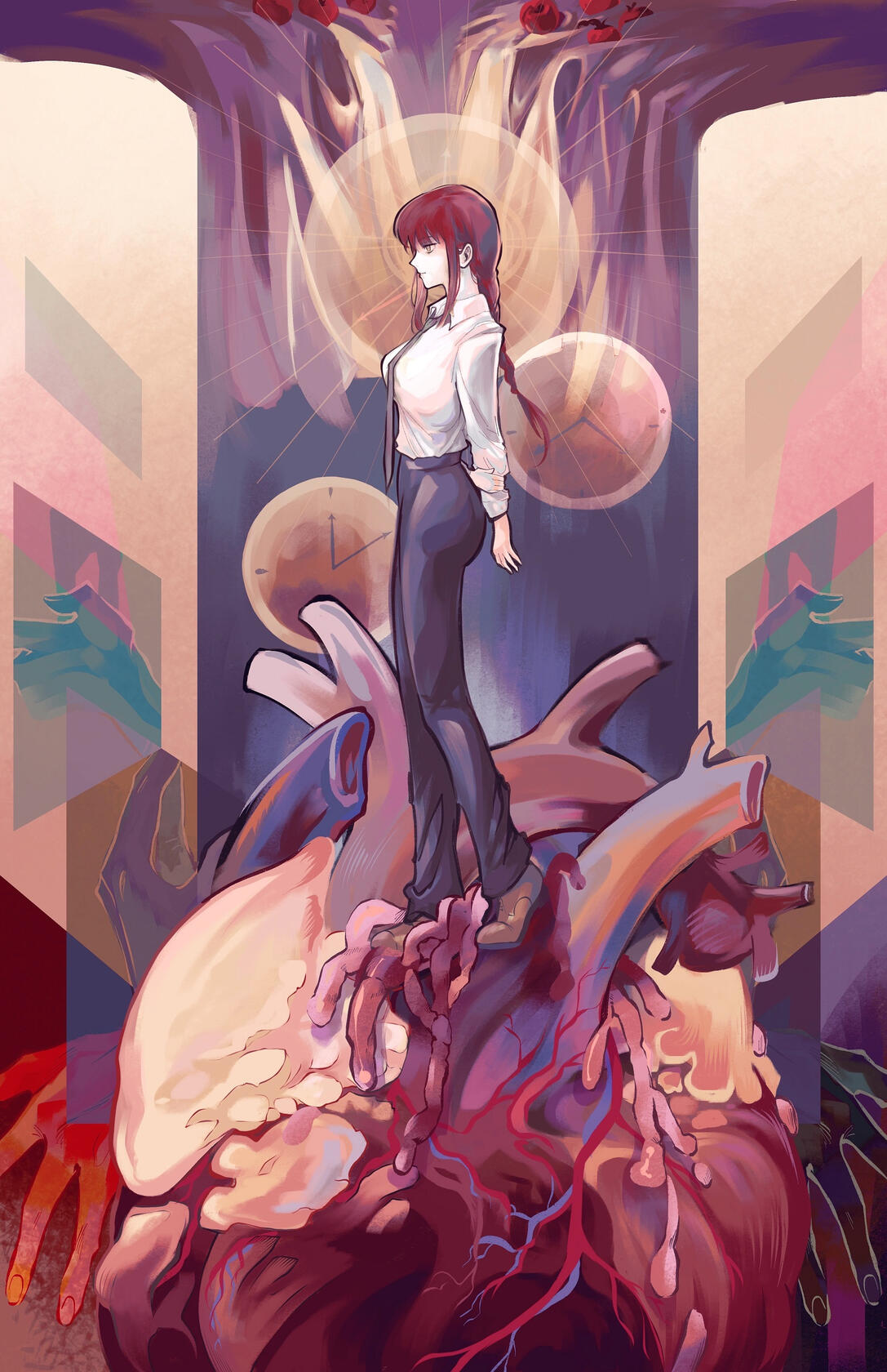 Stained Glass Heart (Chainsawman)