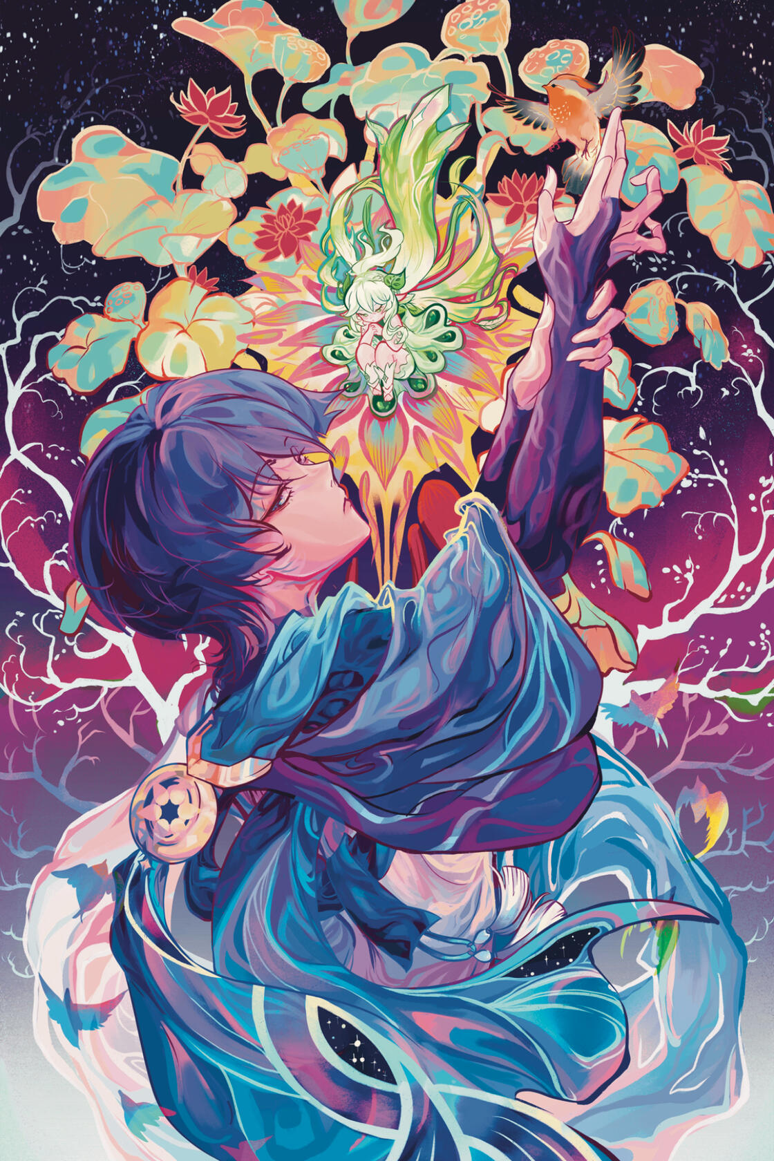 Birds in the Branches (Scaramouche and Nahida, Genshin Impact)