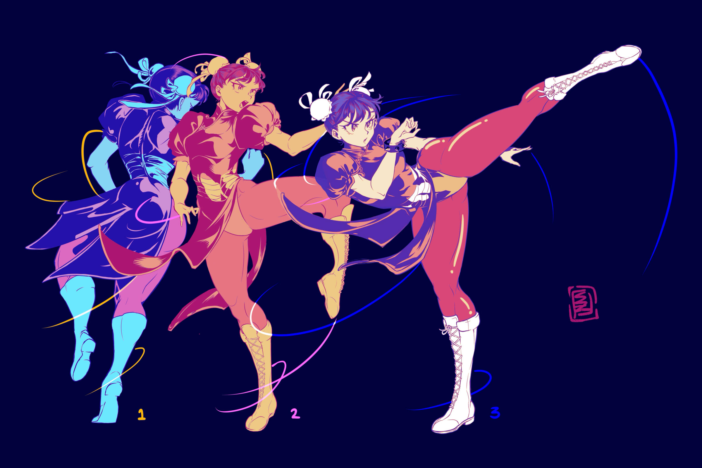 Chunli In Action (Street Fighter)