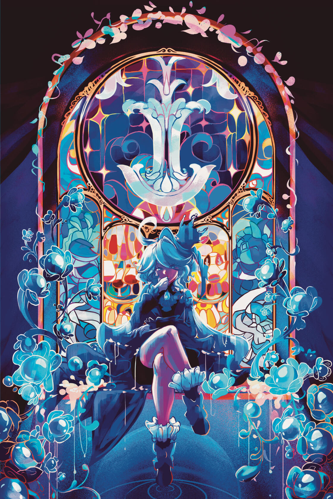 Stained Glass Guillotine (Furina, Genshin Impact)